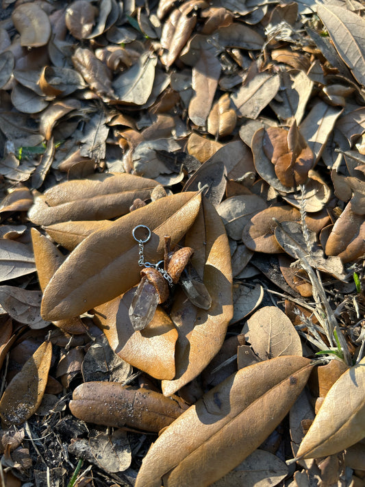 Smokey quartz Pendant or keychain