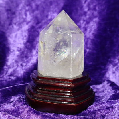 Punta de cuarzo cristal